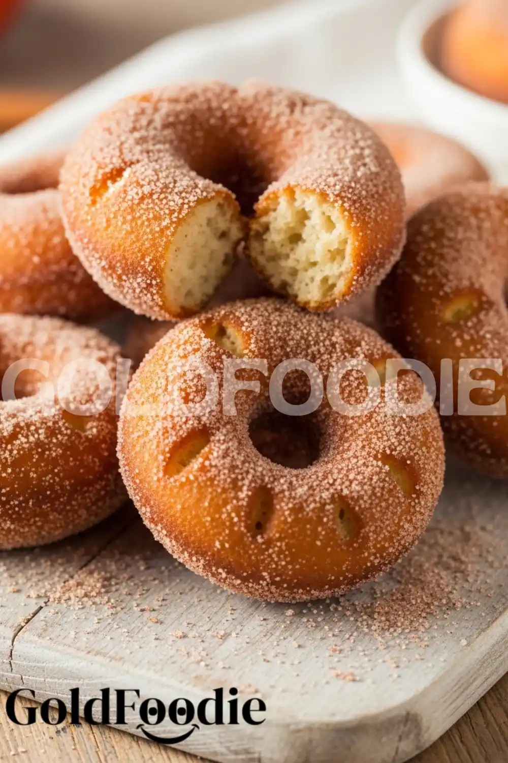 Soft Crumb Texture of Apple Cider Donut Soft Crumb Texture of Apple Cider Donut