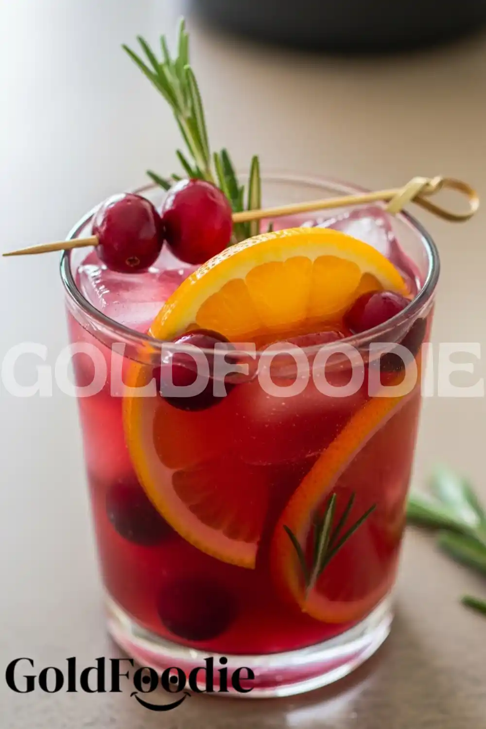 Sparkling Jingle Juice with Ice