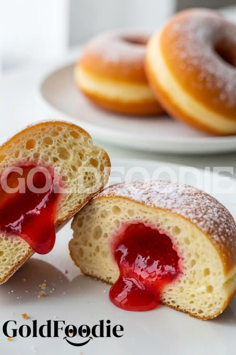 Strawberry Jelly Filling Close Up