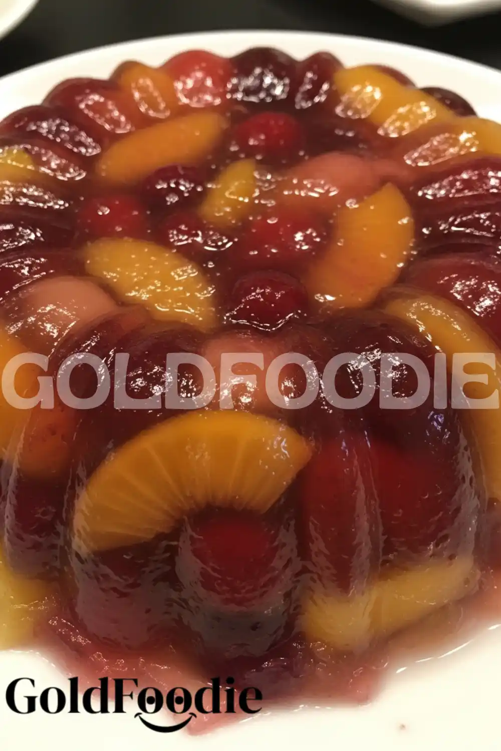 Vibrant Fruit Cocktail Jelly with Peach and Berries
