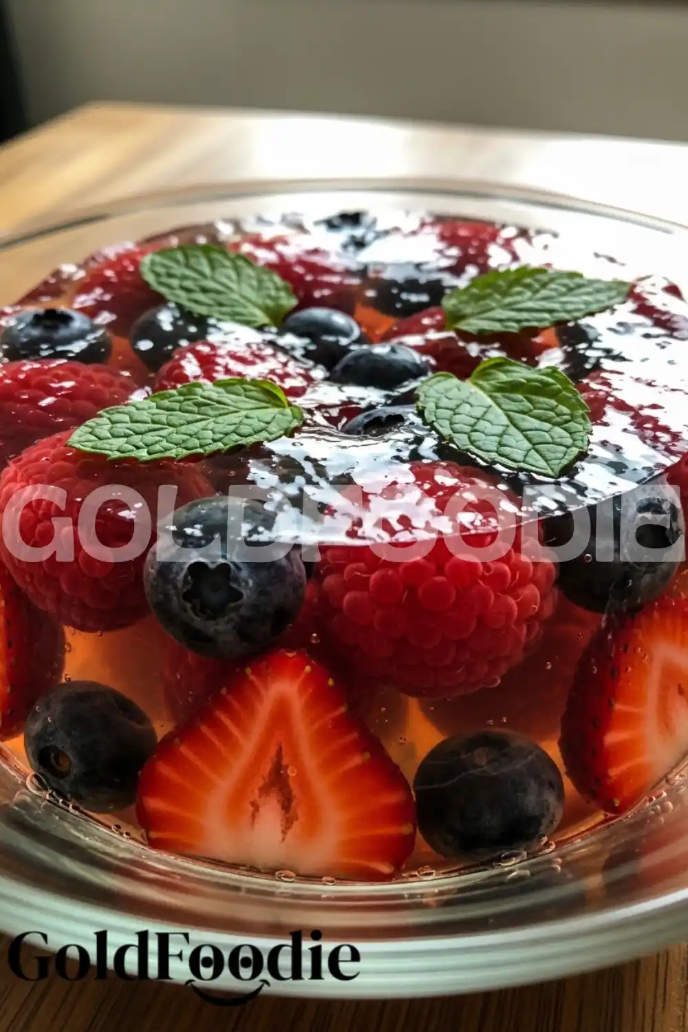 clear-fruit-gelatin-with-mint-garnish clear-fruit-gelatin-with-mint-garnish