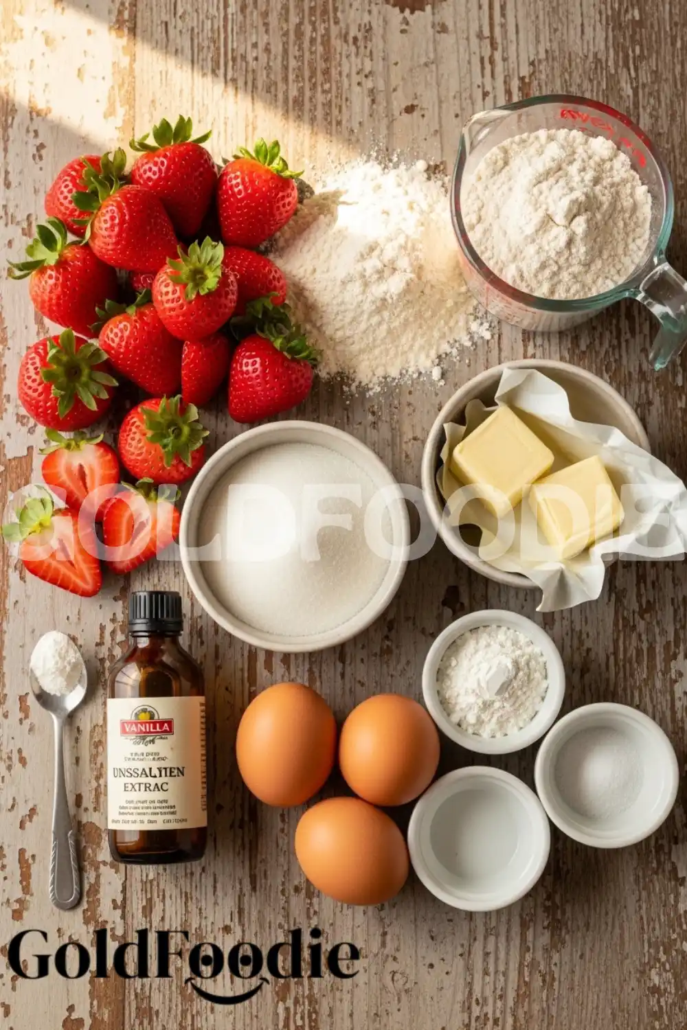 strawberry-sheet-cake-ingredients-flatlay