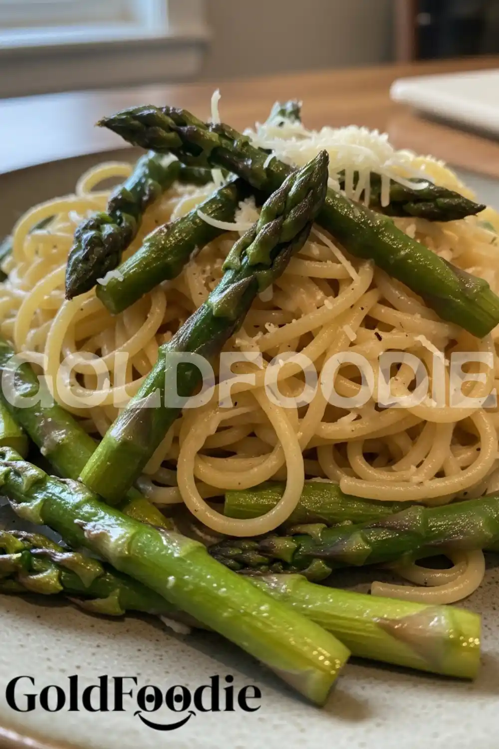 Al Dente Pasta with Sautéed Asparagus