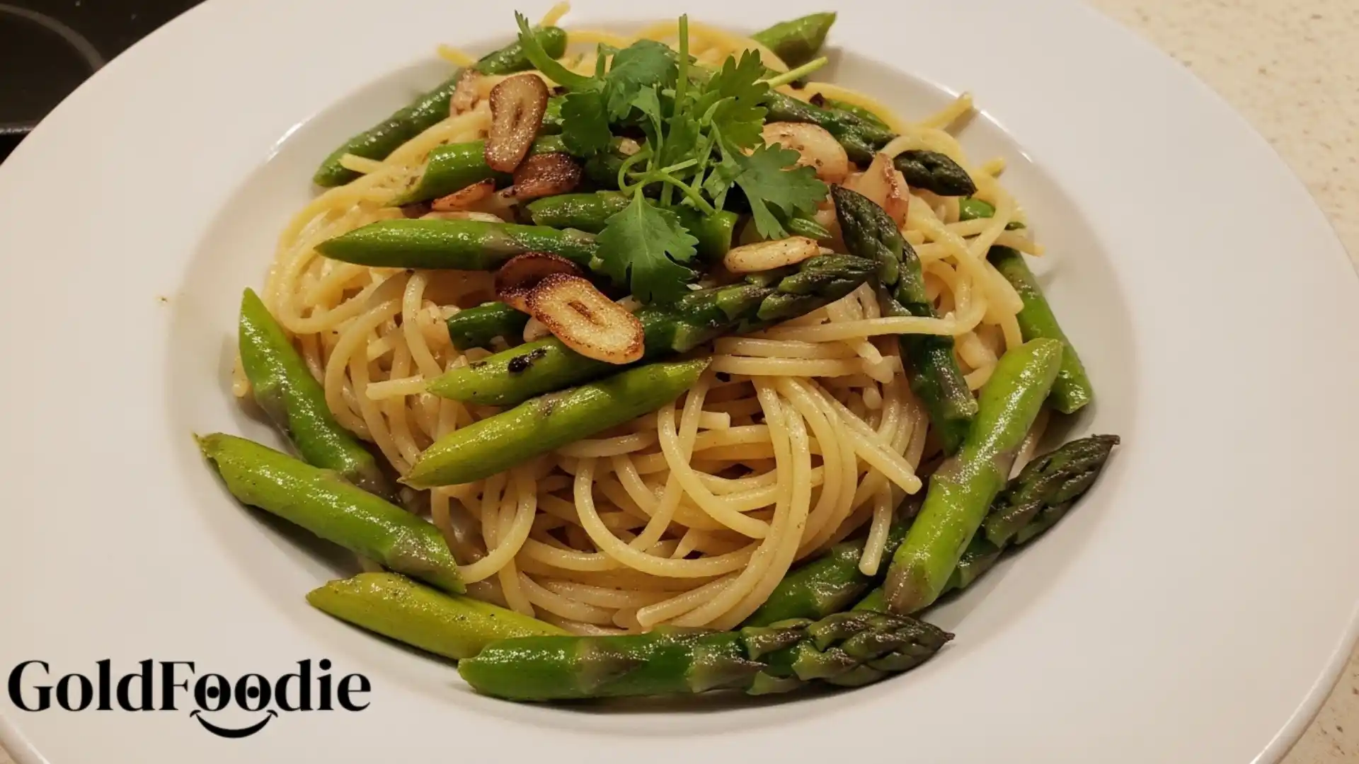 Asparagus Lemon Garlic Pasta