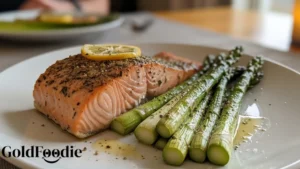 Baked Salmon and Asparagus
