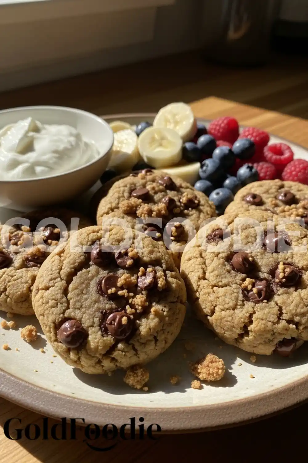 Banana Bread Cookies Close Up Banana Bread Cookies Close Up