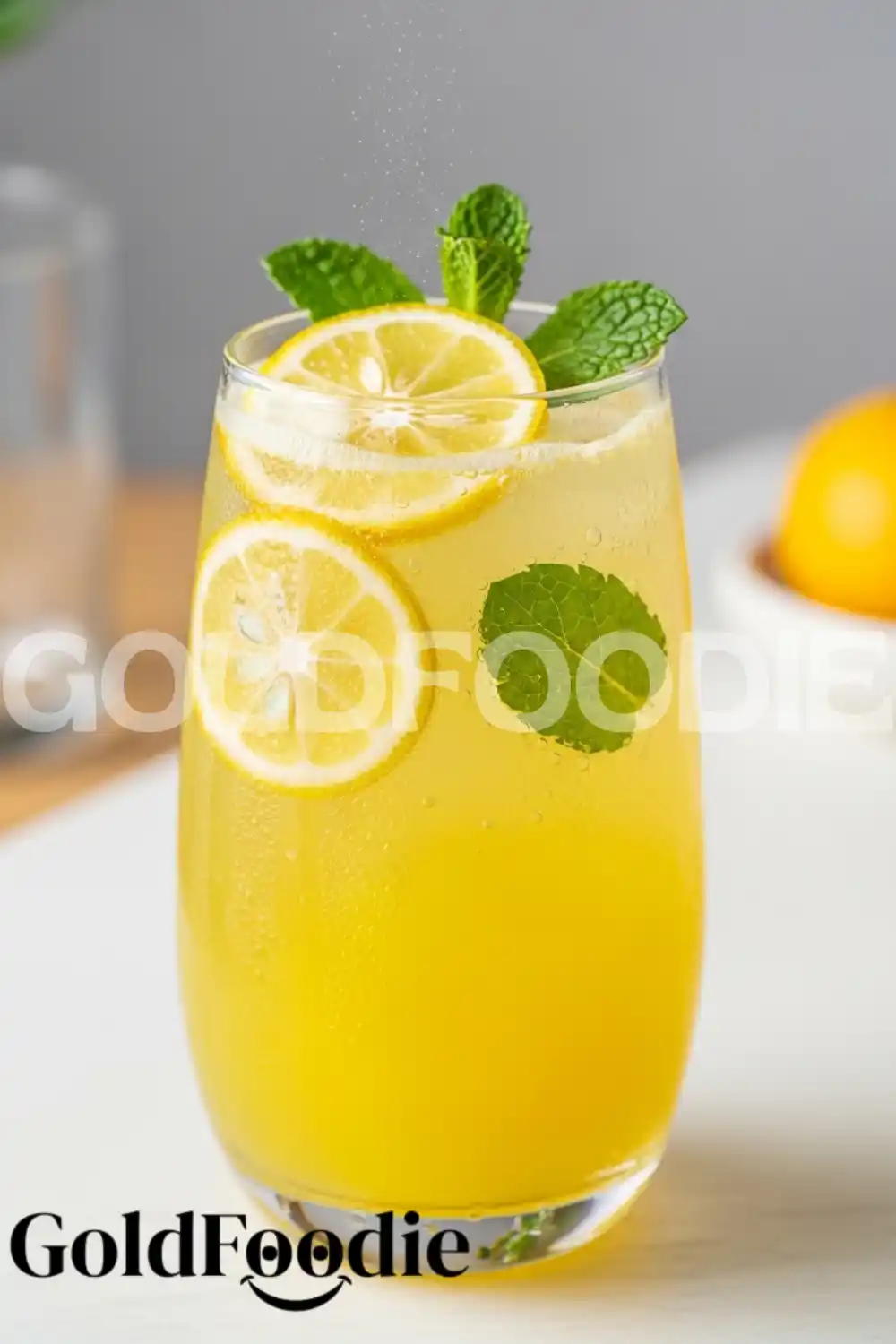 Chilled Yuzu Juice with Fresh Mint Chilled Yuzu Juice with Fresh Mint