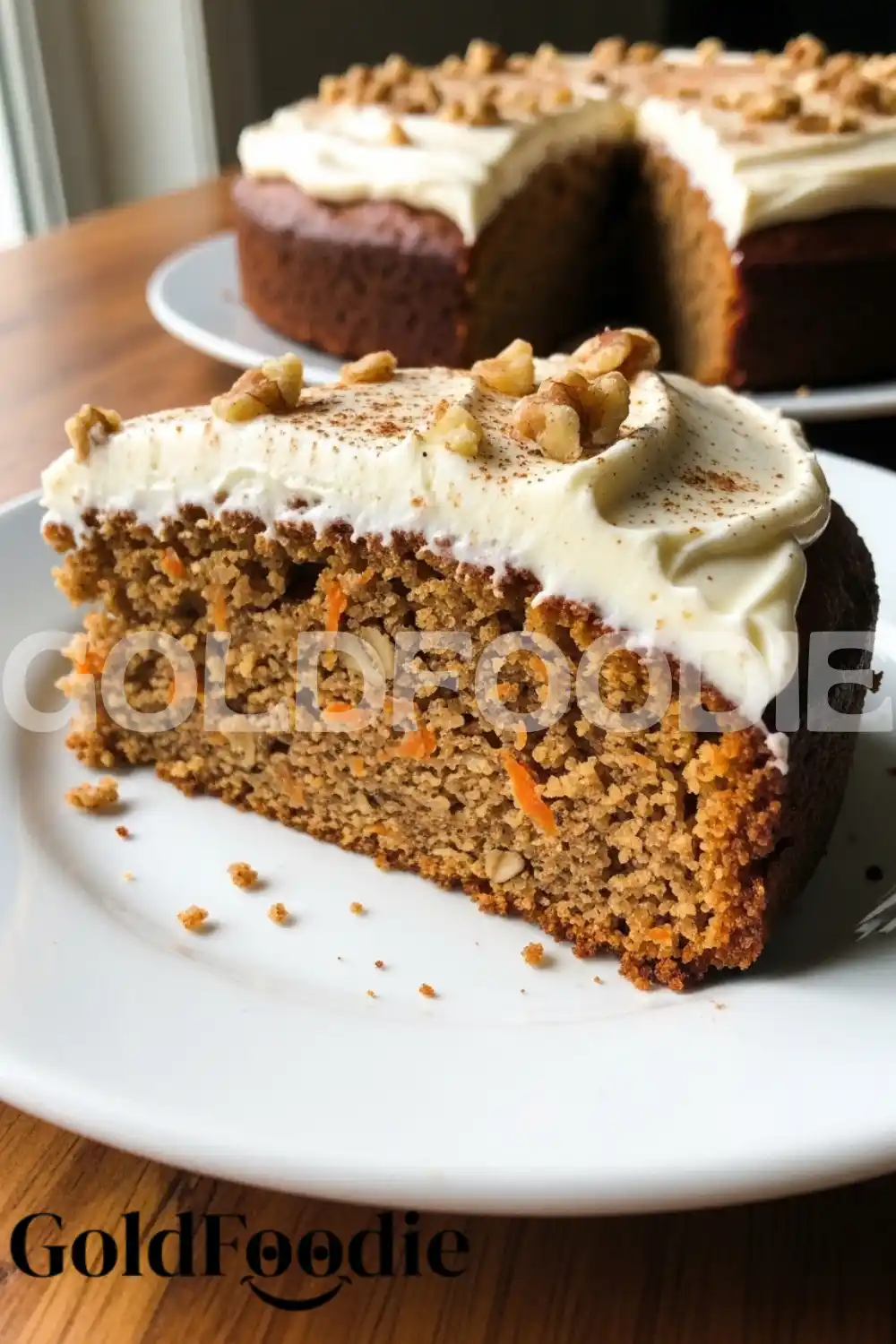 Close-up of Spiced Oatmeal Cake Slice Close-up of Spiced Oatmeal Cake Slice