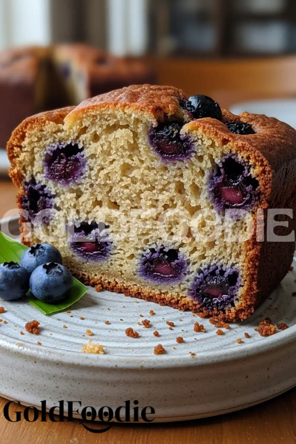 Gourmet Protein Blueberry Banana Bread