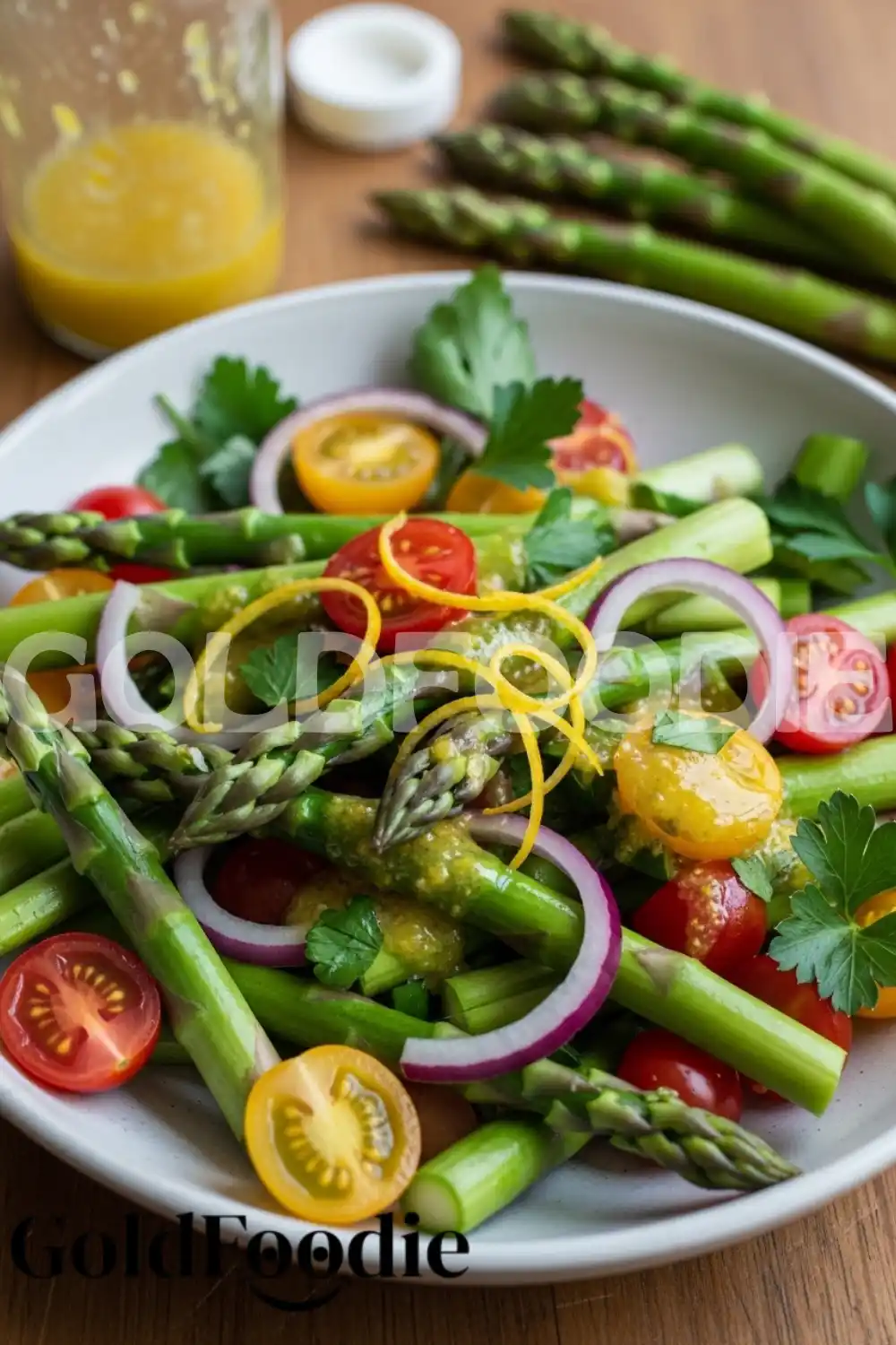 Healthy Asparagus Salad with Lemon Vinaigrette Healthy Asparagus Salad with Lemon Vinaigrette