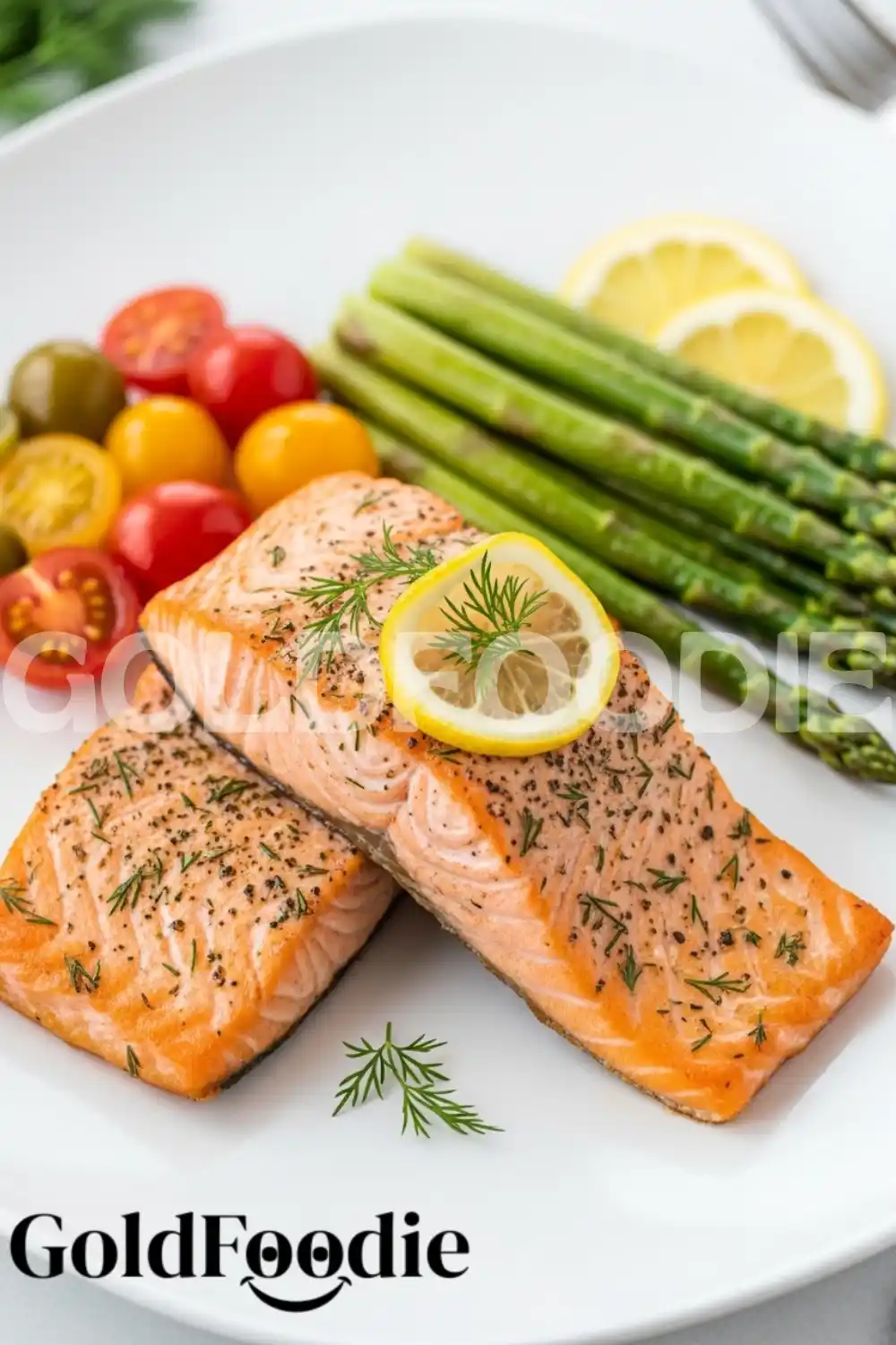 Healthy Roasted Salmon Fillets with Lemon and Herbs Healthy Roasted Salmon Fillets with Lemon and Herbs
