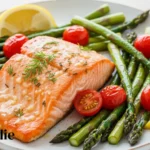 Sheet Pan Salmon and Asparagus 2 Sheet Pan Salmon and Asparagus