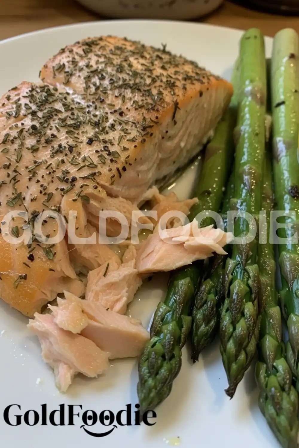 Herb Crusted Baked Salmon Close-up Herb Crusted Baked Salmon Close-up