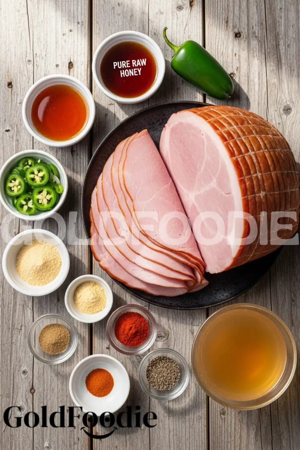 Jalapeño Honey Glazed Ham Ingredients
