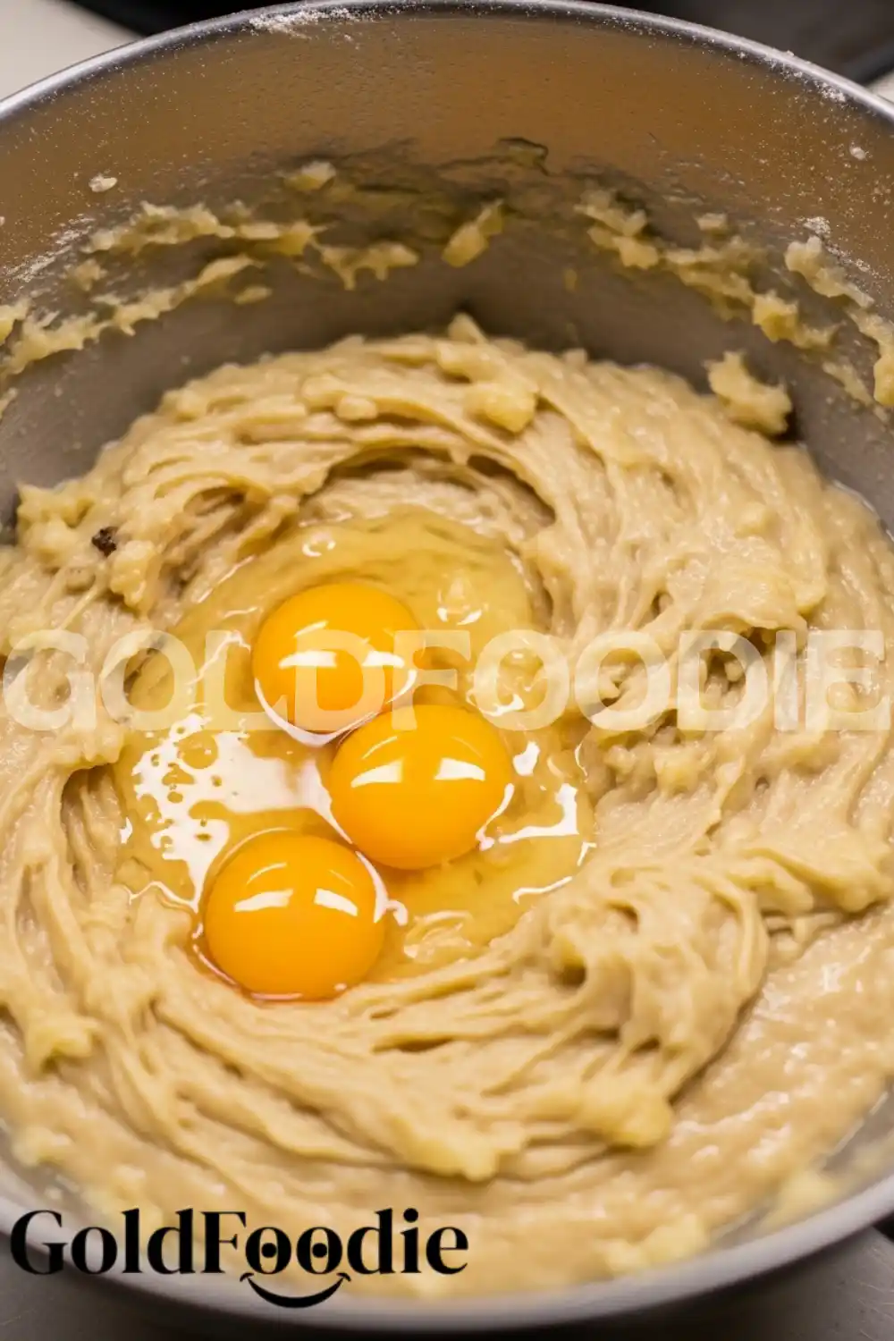 Mixing-Banana-Bread-Batter-Process Mixing-Banana-Bread-Batter-Process