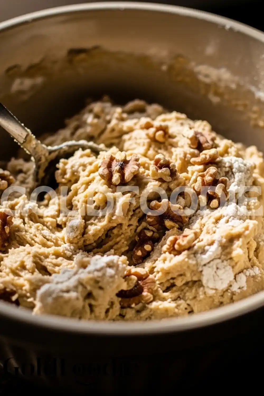 Mixing Banana Scone Dough