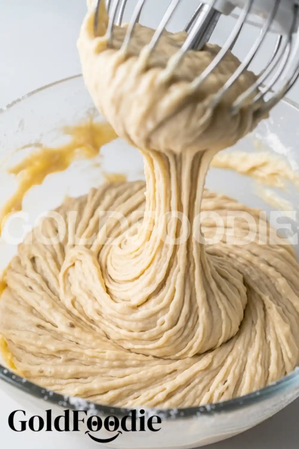 Mixing Blueberry Banana Bread Batter