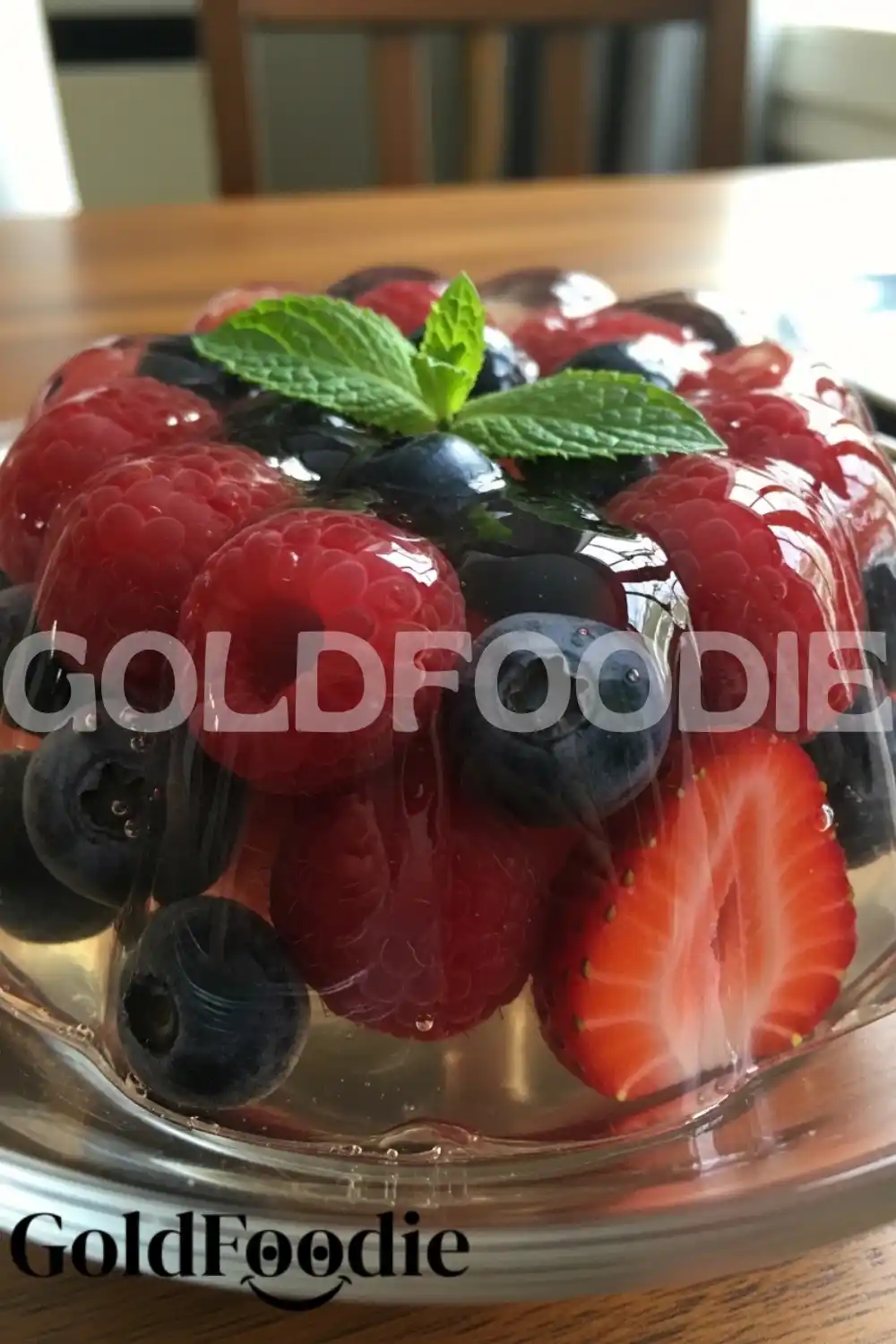 Molded Berry Gelatin Dessert Molded Berry Gelatin Dessert