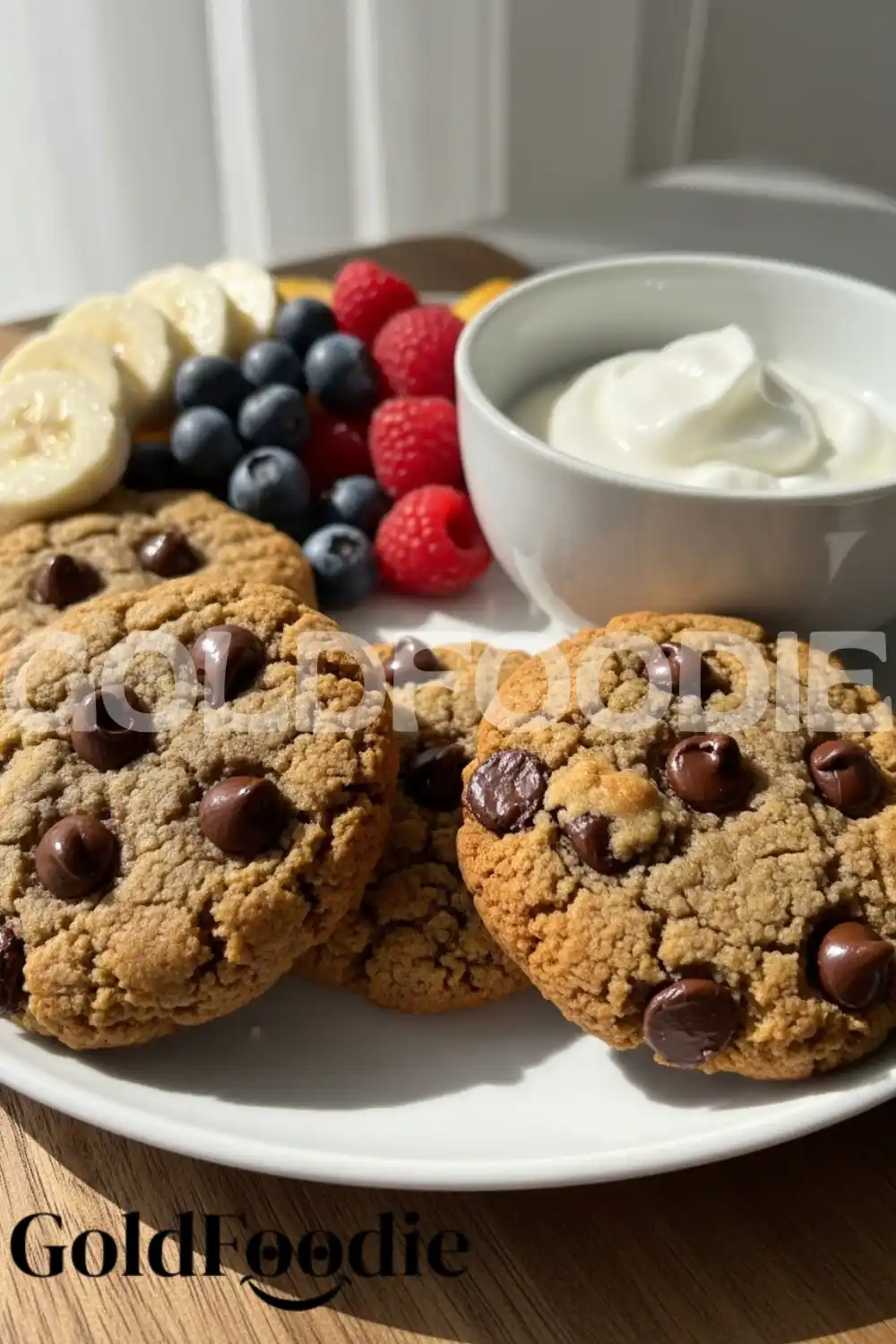 Protein Banana Bread Cookies with Berries Protein Banana Bread Cookies with Berries