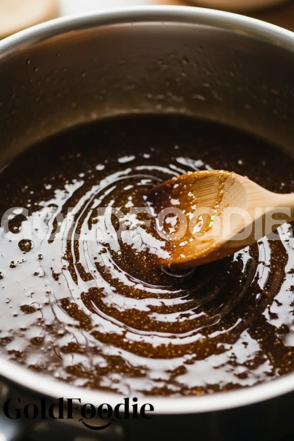 Simmering Homemade Honey Glaze