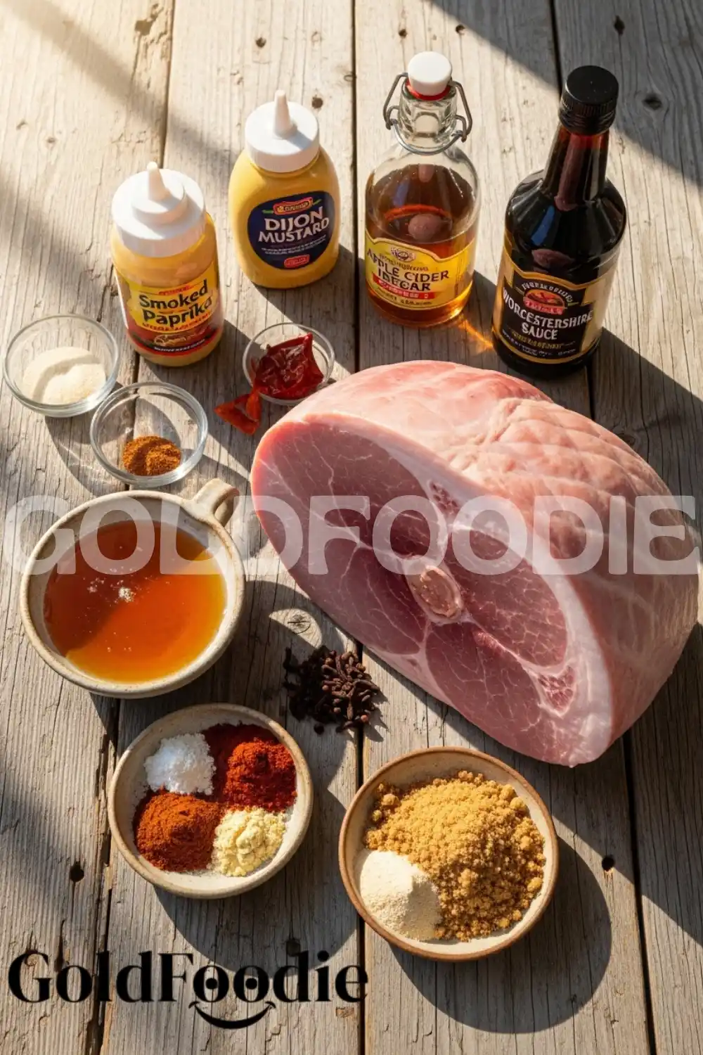 Smoked Honey Glazed Ham Ingredients