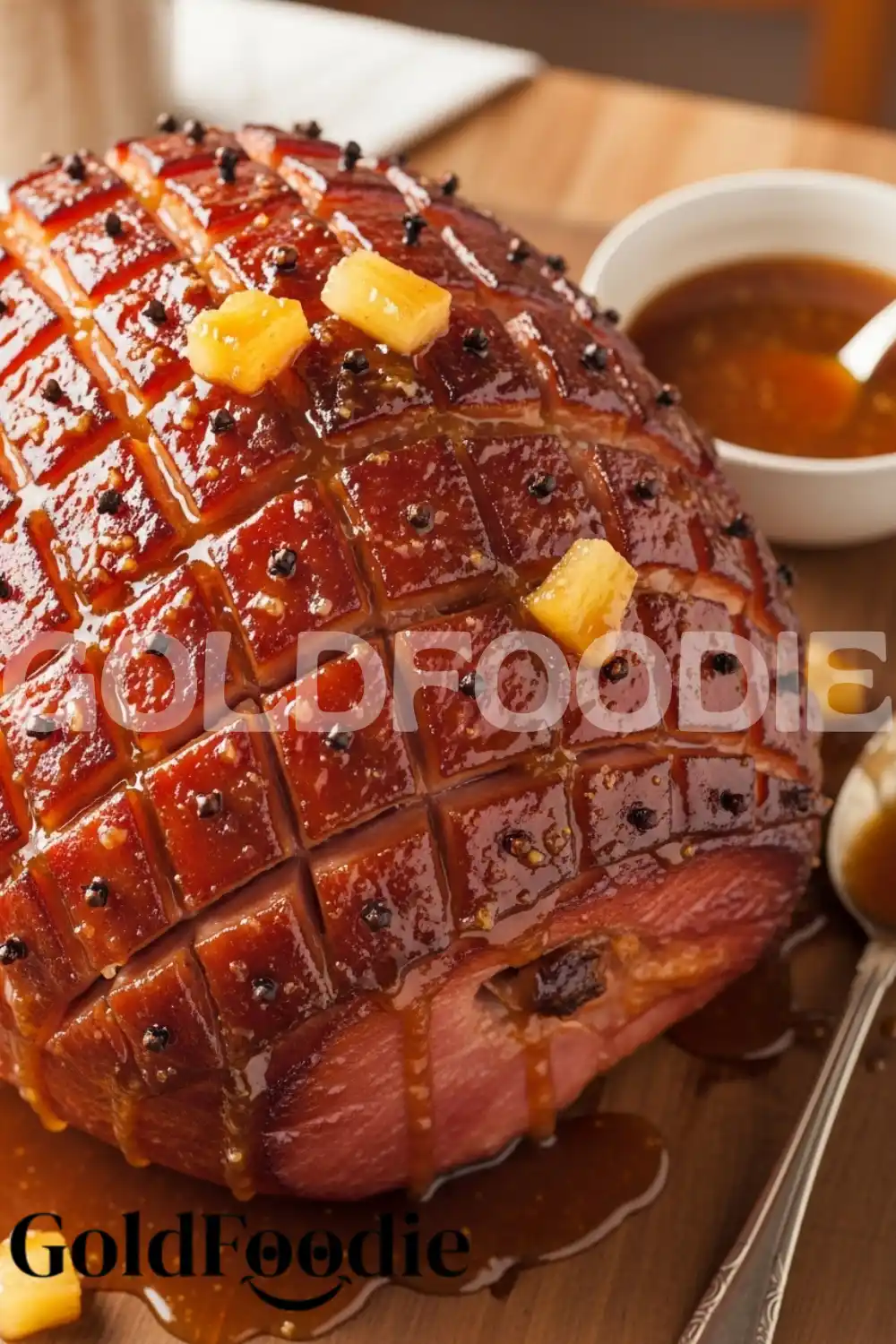 Whole Roasted Ham with Honey Mustard Glaze Whole Roasted Ham with Honey Mustard Glaze
