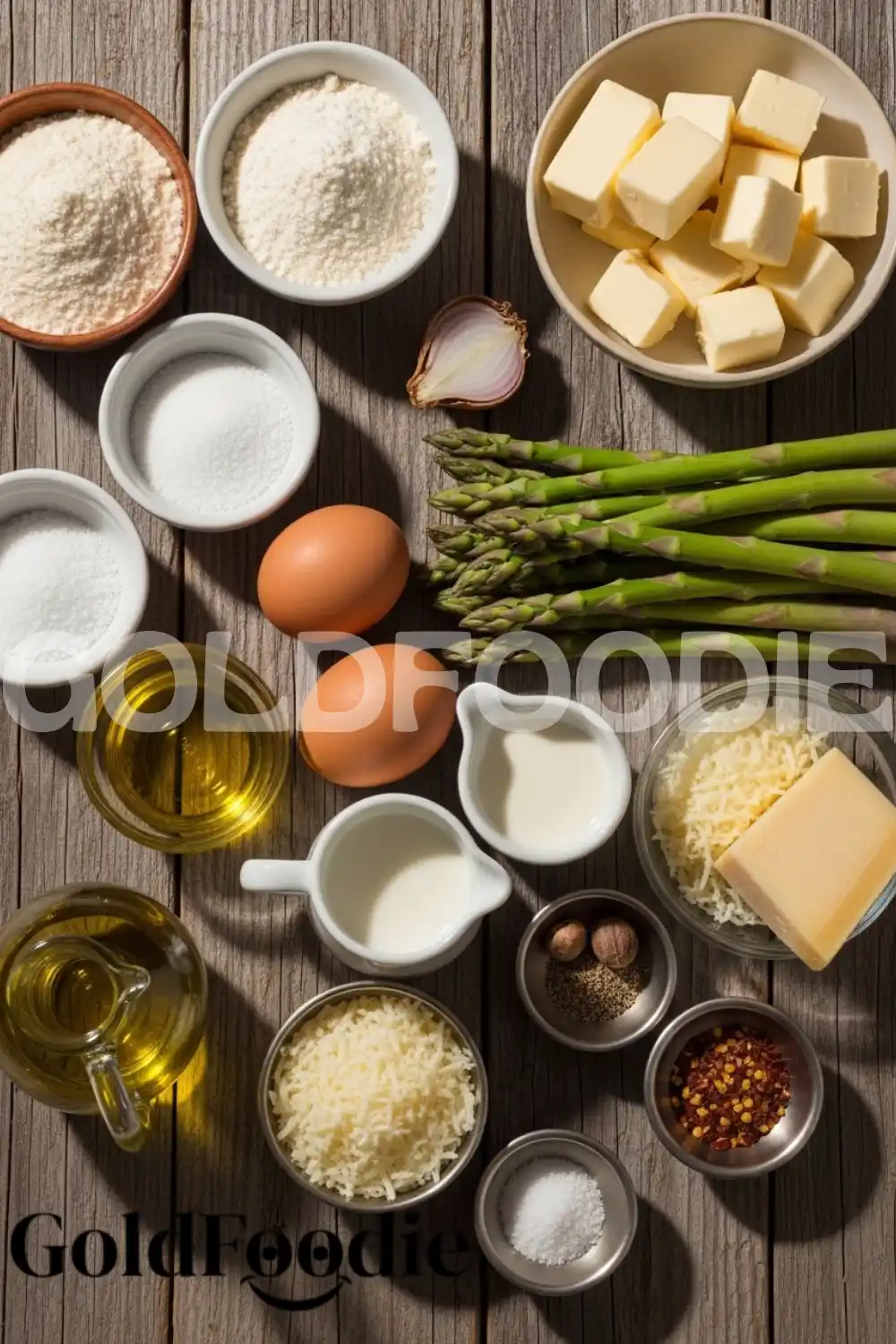 asparagus-gruyere-tart-ingredients
