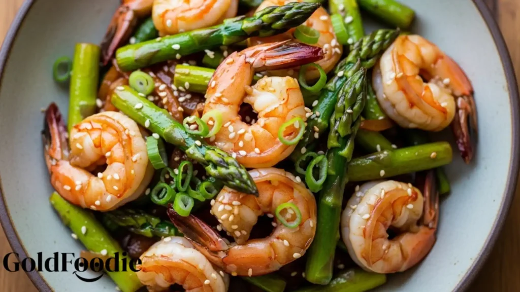 Shrimp and Asparagus Stir-Fry