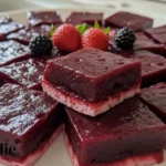 Homemade Berry Gelatin Squares 1 Homemade Berry Gelatin Squares