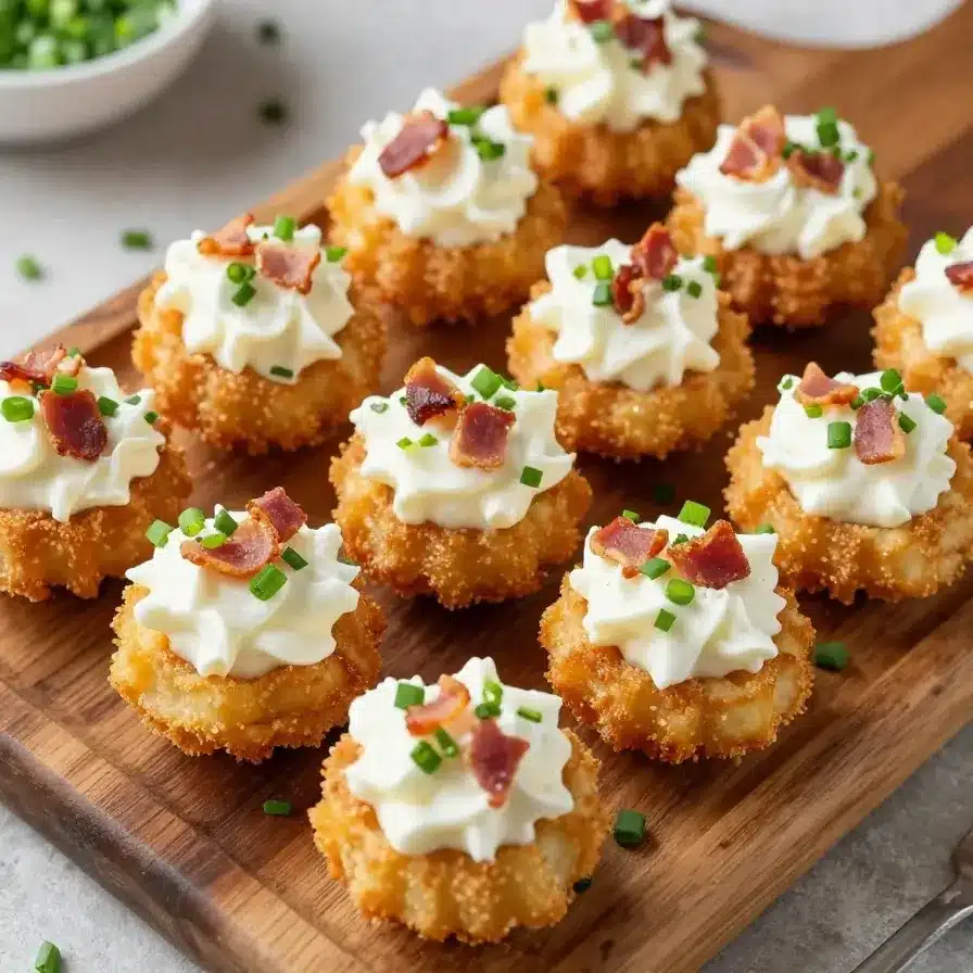 Tasty Loaded Tater Tot Appetizers
