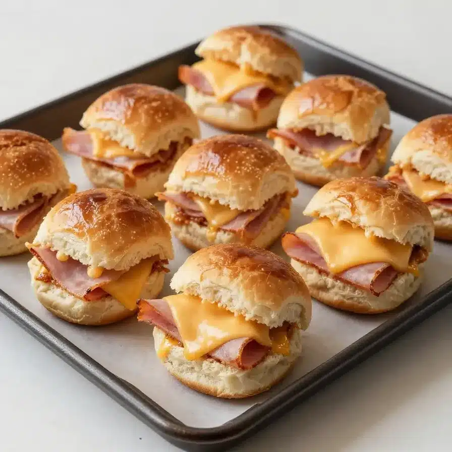 https://www.yellowblissroad.com/garlic-butter-ham-and-cheese-sliders/