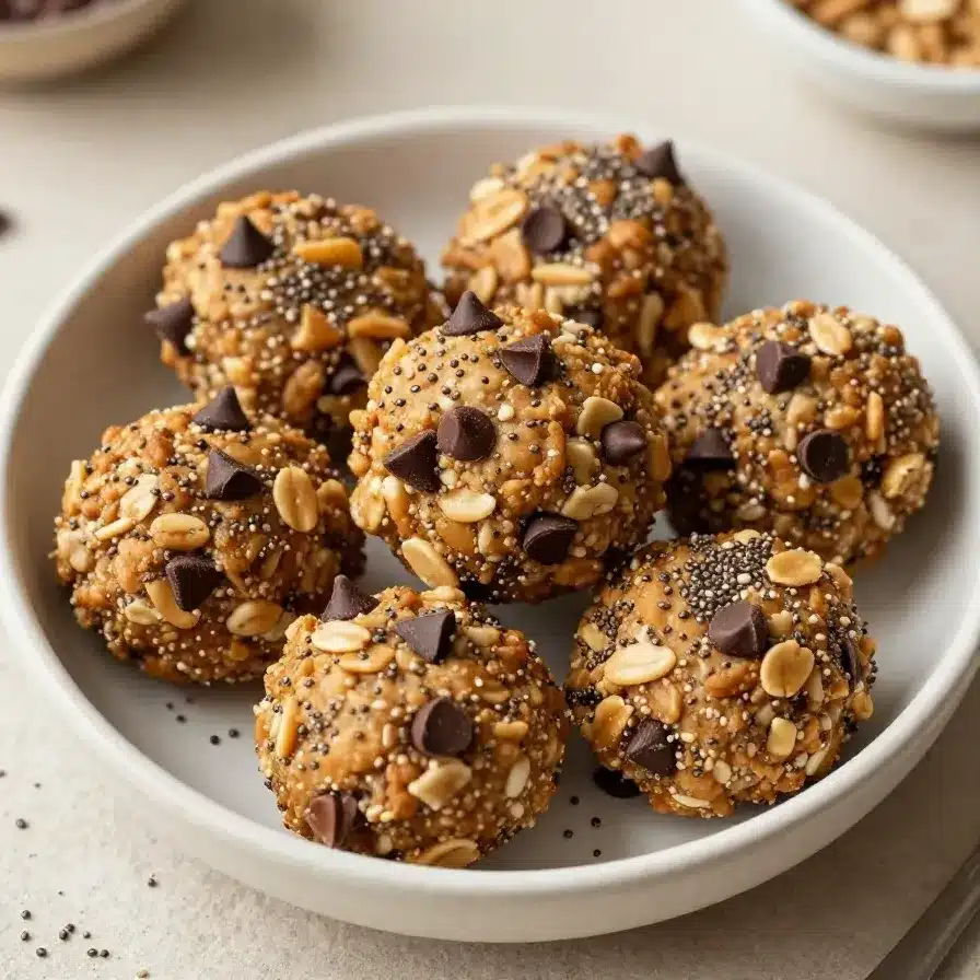 Peanut Butter Oatmeal Energy Bites Recipe