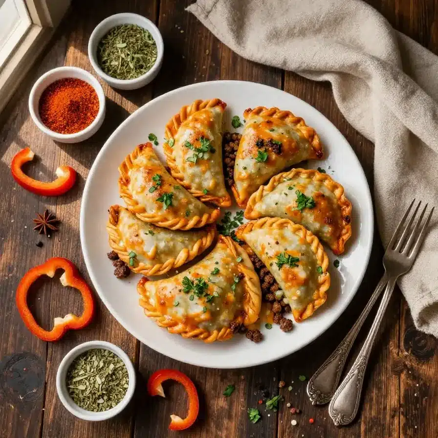 Home 101 Cheesy Ground Beef Empanadas