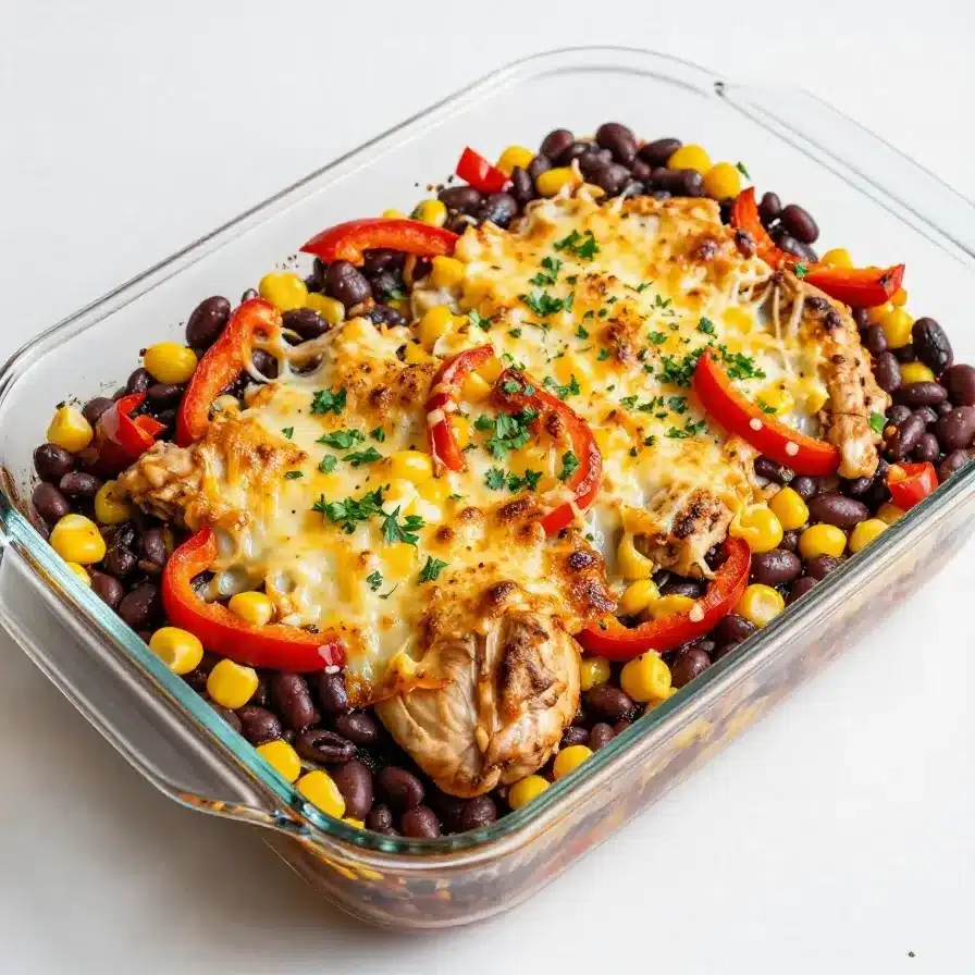 Home 95 Easy Chicken Burrito Casserole Recipe