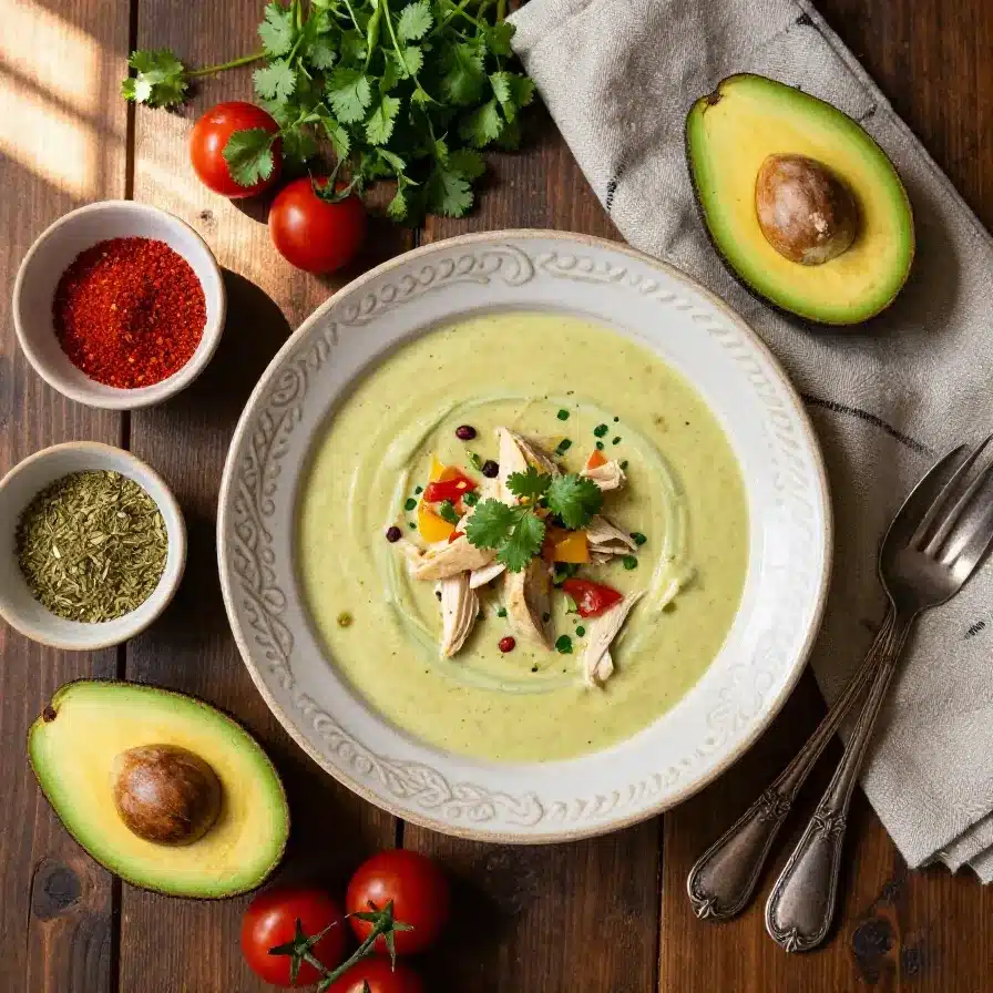 Creamy Chicken Tortilla Soup