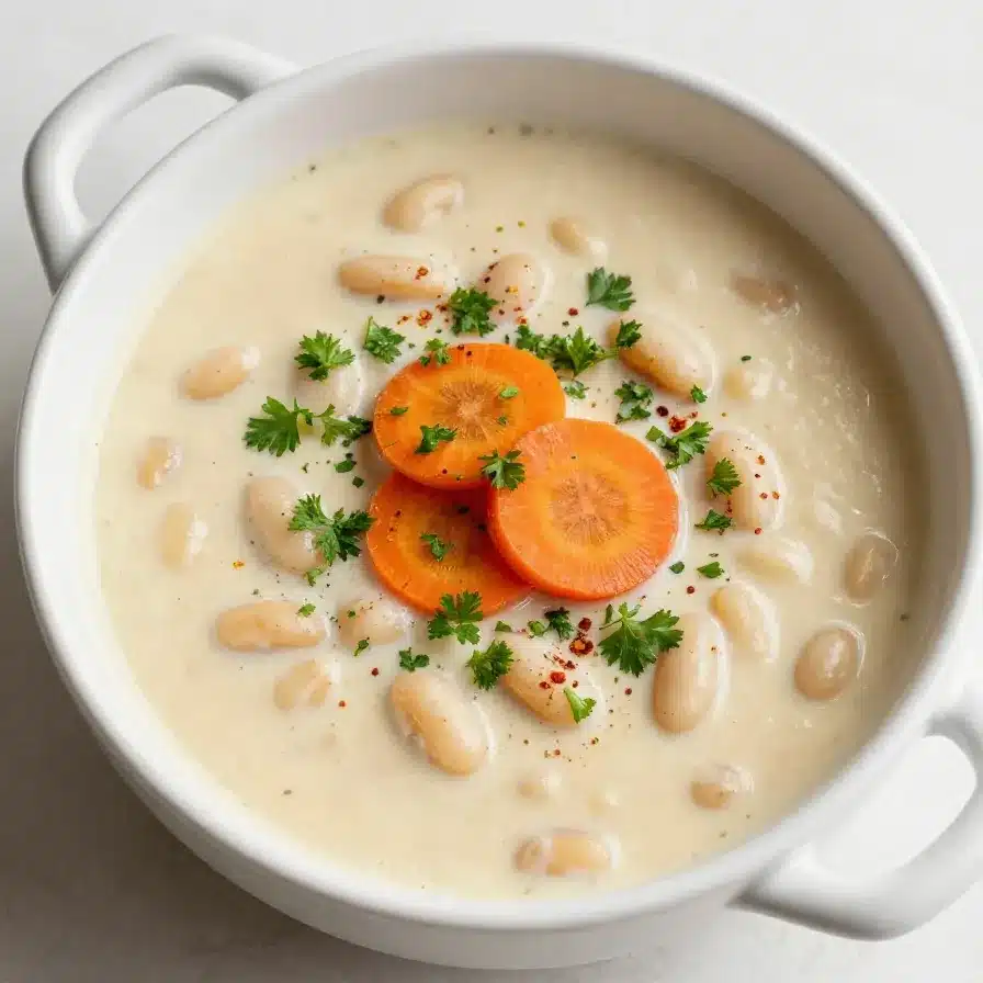 Vegan Tuscan White Bean Soup Recipe