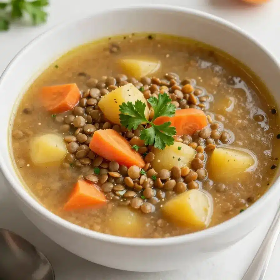 Hearty Lentil Potato Soup Recipe