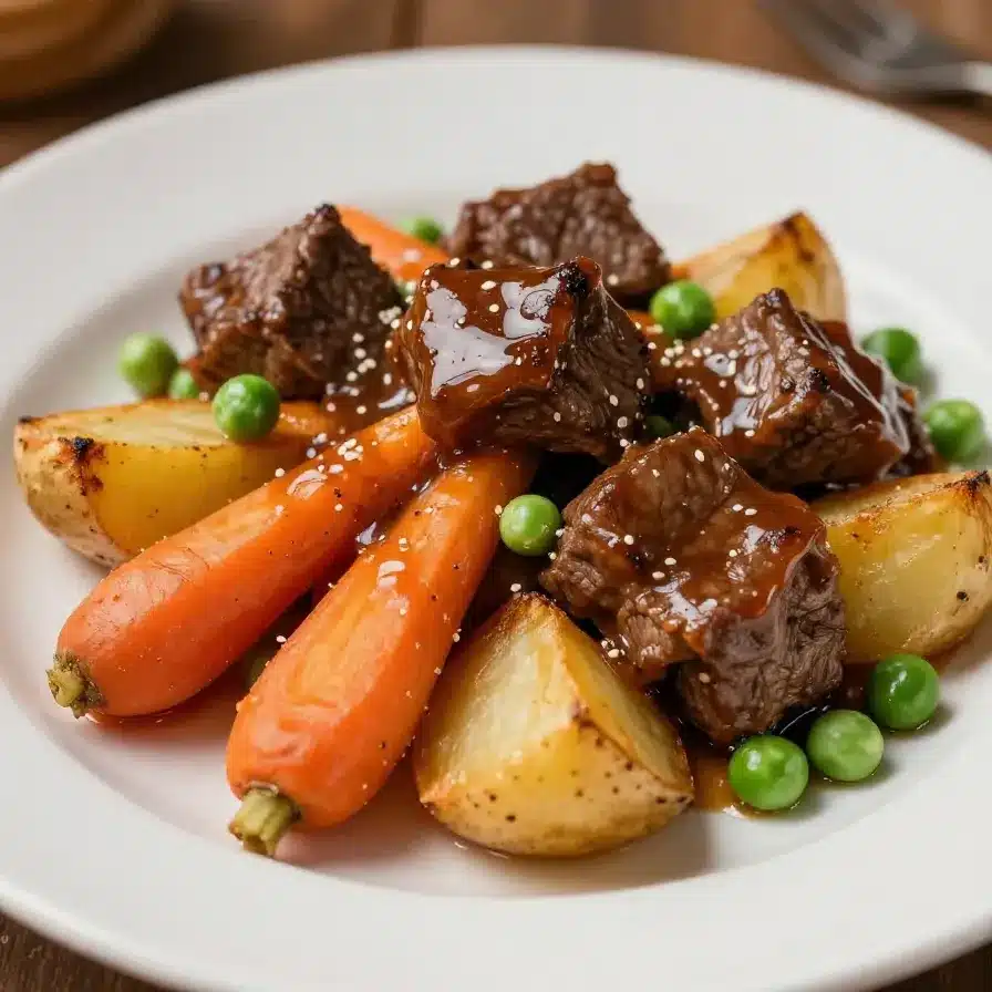 Slow Cooker Beef Stew with Carrots and Potatoes