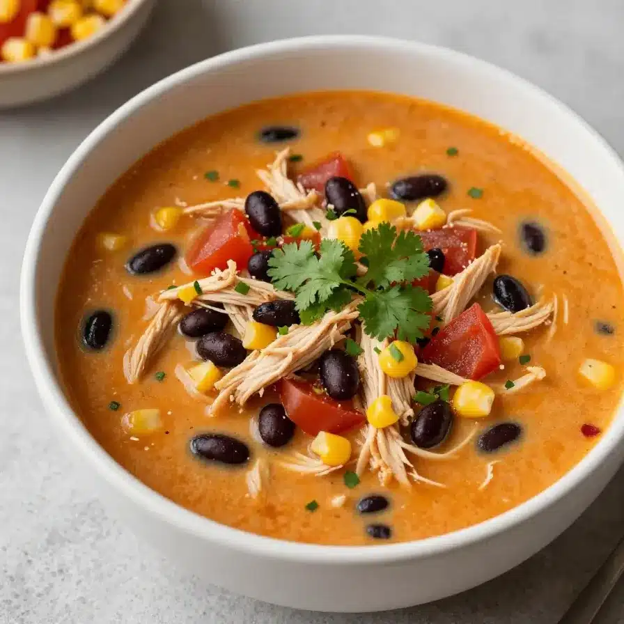 Easy Chicken Enchilada Soup Recipe