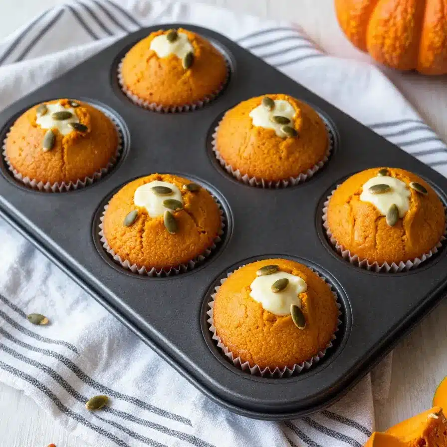 Pumpkin Cream Cheese Muffins