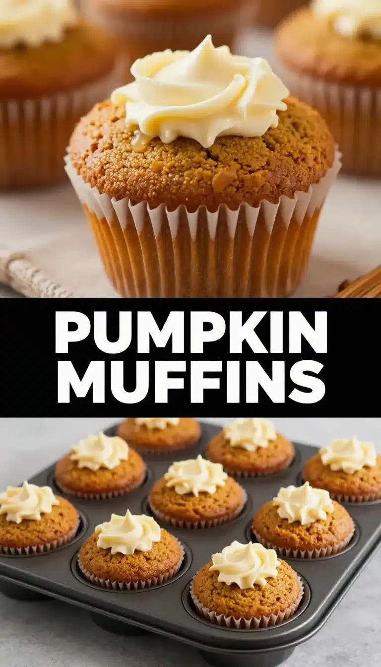 A Starbucks Pumpkin Cream Cheese Muffin displayed on a white plate with a cup of coffee in the background.