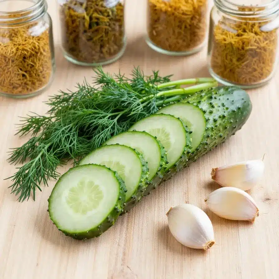 Home 70 Garlic Dill Pickles Recipe for Tangy Snack Lovers