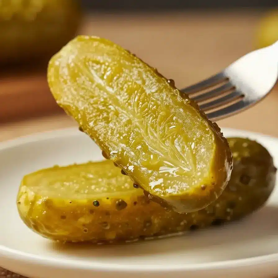 Garlic Dill Pickles Recipe for Tangy Snack Lovers 5 A jar of homemade garlic dill pickles surrounded by fresh dill and garlic cloves.