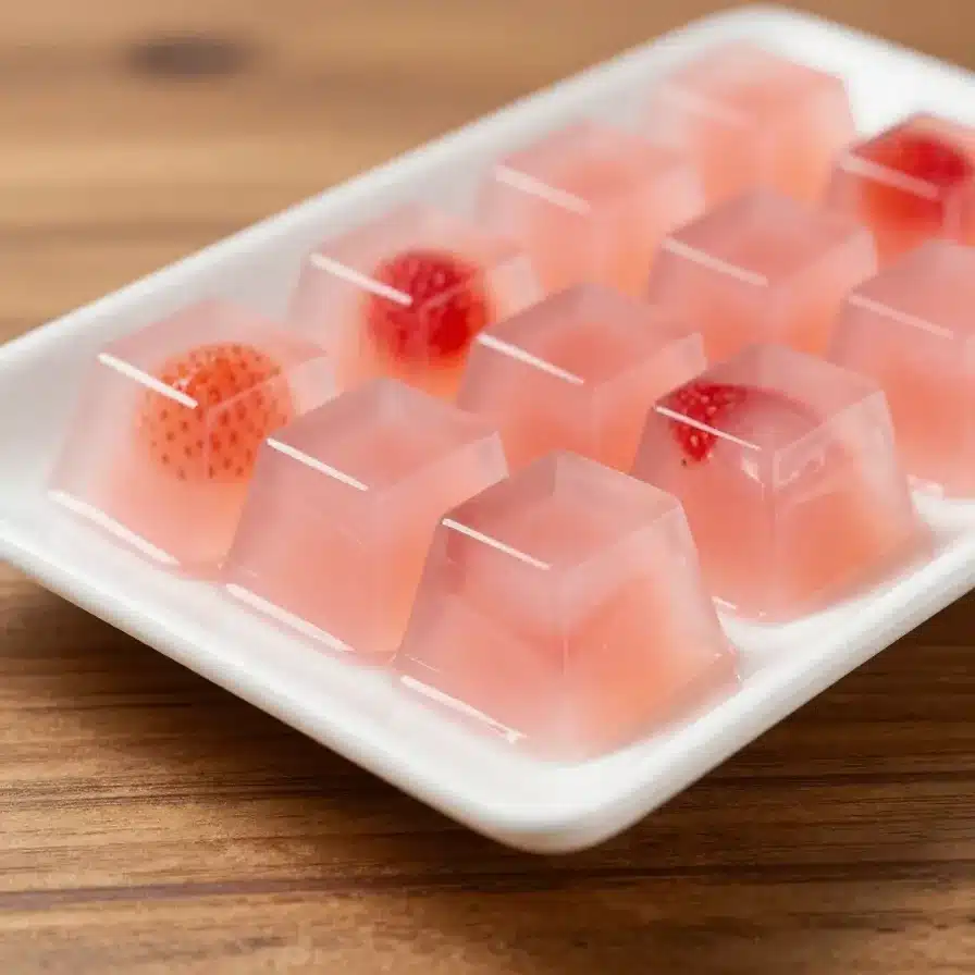 The Perfect Dessert: Sweet Milk Jello with Fresh Fruits