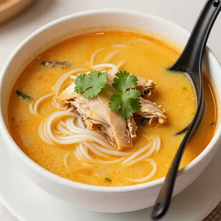 Easy Thai Chicken Soup Recipe with Fragrant Spices