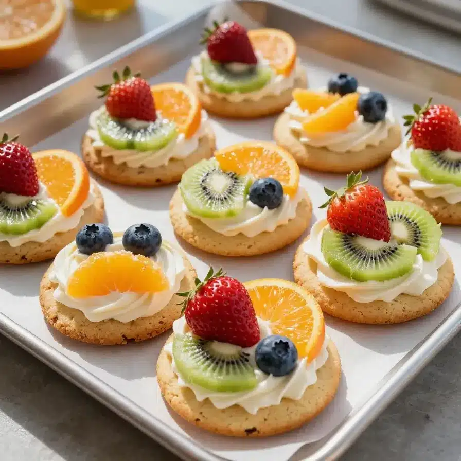 Fruit Pizza Cookies