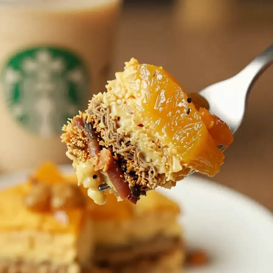 Low-Calorie Starbucks Fall Drink Recipe 5 A homemade low-calorie fall drink inspired by Starbucks, served in a glass mug with autumn decorations.