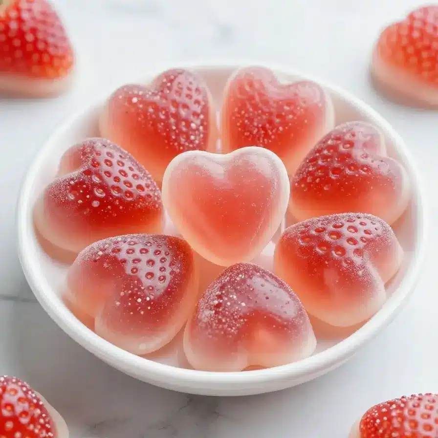 Home 93 Four Ingredient Gut Friendly Strawberry Gummies