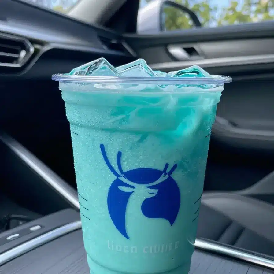 Windmill Drinks with Blue Raspberry Drizzle