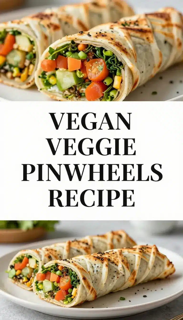 Colorful vegan veggie pinwheels filled with broccoli and carrots on a wooden cutting board.